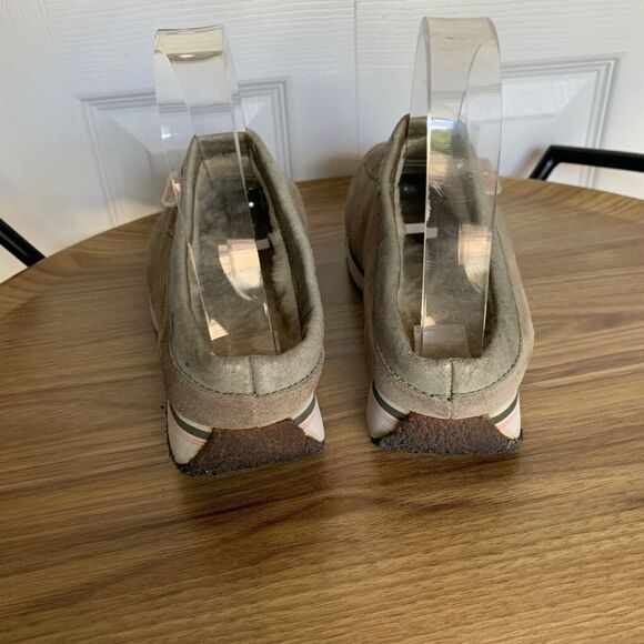 Womens Vans Suede Street Clog II Shoes Size 8.5 Slip-On Beige - Picture 9 of 16